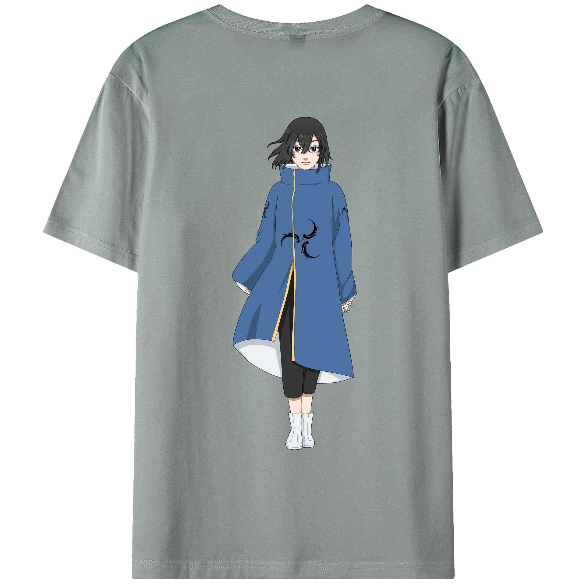 （画像用） 東京リベンジャーズ Tokyo Revengers 綿100％ メンズ半袖Tシャツ（バックプリント） 通気性
